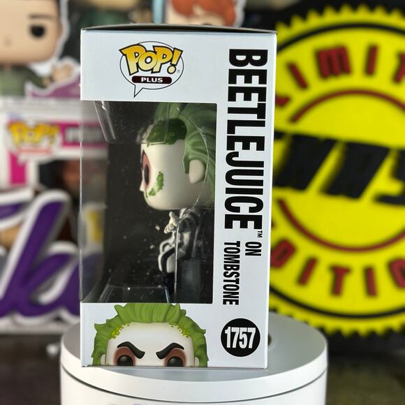 Beetlejuice on Tombstone Funko Pop! Plus - Picture 2 of 6